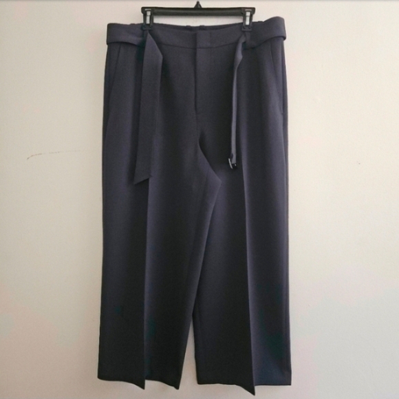 VINCE WIDE LEG BELTED CULOTTE WOMEN'S PLUS SIZE 16 - Picture 4 of 14